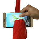 1pc Red Silk Thru Phone by Jeimin Lee Close-Up Street Magic Trick Show Prop Tool