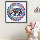 5D DIY Special Shaped Diamond Painting Elephant Embroidery Mosaic Craft Kit