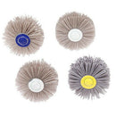 7Pcs Nylon Grinding Head Polishing Wheel for Semi Finished Wood Root Carvin