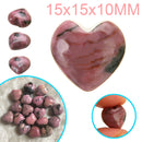 Natural Heart Shaped Love Rhodochrosite Heart Pendant Healing Bead 15*15*10MM