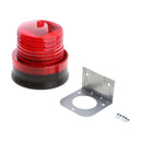 Solar Powerd Car RV Solar  Red Led Light Emergency Warning Strobe Light Roof