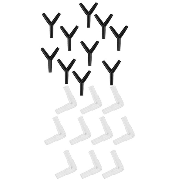 20x Fish Tank Air Pump Fitting Air Valve Connector Check Valve Accessories