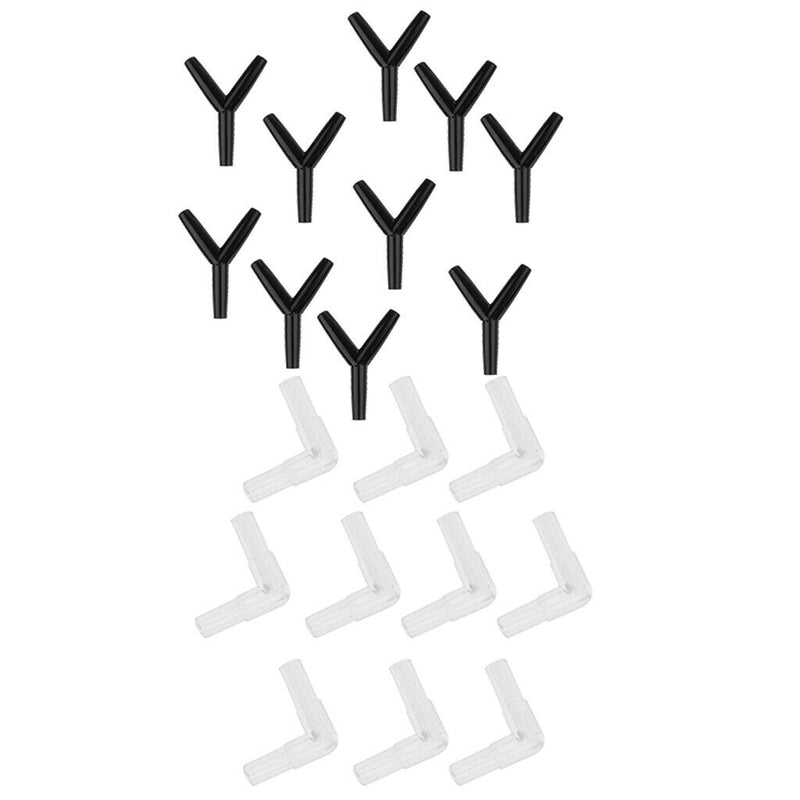 20x Fish Tank Air Pump Fitting Air Valve Connector Check Valve Accessories