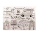 Car House Seal Stamp Cutting Dies Stencil Set DIY Scrapbooking Embossing