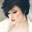 Sexy Removable Waterproof Tattoo Metallic Temporary Tattoo Stickers Body Art  Kw