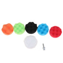8Pcs/lot Car Polisher Polishing Waxing Buffing Woolen Sponge Pads Kit FT