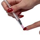 Dual-ended Quartz Cuticle Pusher Remover Pen Rhinestone Handle Scrape Tool OZ