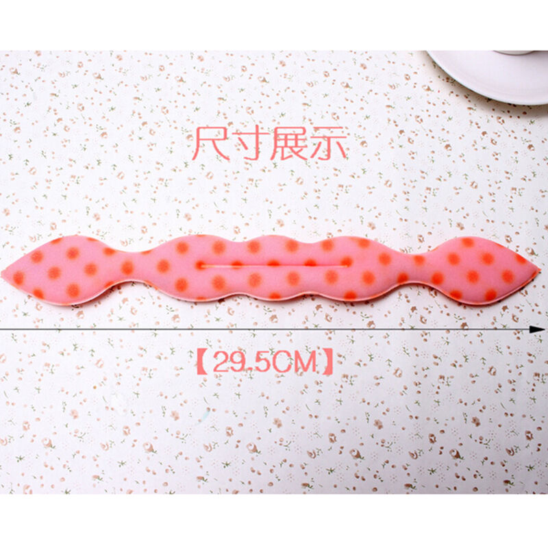 Fashion New 1x Rabbit Ear Magic Sponge Hair Styling Curler Roller Donut Bun MO