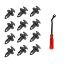 100pcs Car Bumper Fenders Auto Fastener Clip for Plate Fixed Clamp Rivet