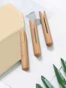3Pcs/set Sealing Clip Food Tea Wooden Snack Sealing Clip Length 9cm Newest Use