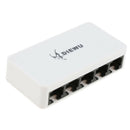 1 Pair 5 Port 10/100Mbps Ethernet POE Switch for Desktop PC Computer