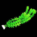 13" Stunning Green Artificial Grass Plastic Water Plant Fish Tank Aquariu Dwly