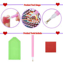 5D DIY Special Shaped Diamond Painting August Embroidery Cross Stitch Mosaic Kit
