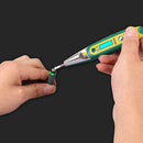 AC/DC 12~250V LCD Electric Test Pen Voltage Digital Detector Hot Tester C9W U6Z5