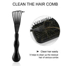 5pcs Men Women Hairdressing Home Hair Cutting Pintail Brush Styling Comb Set ABS