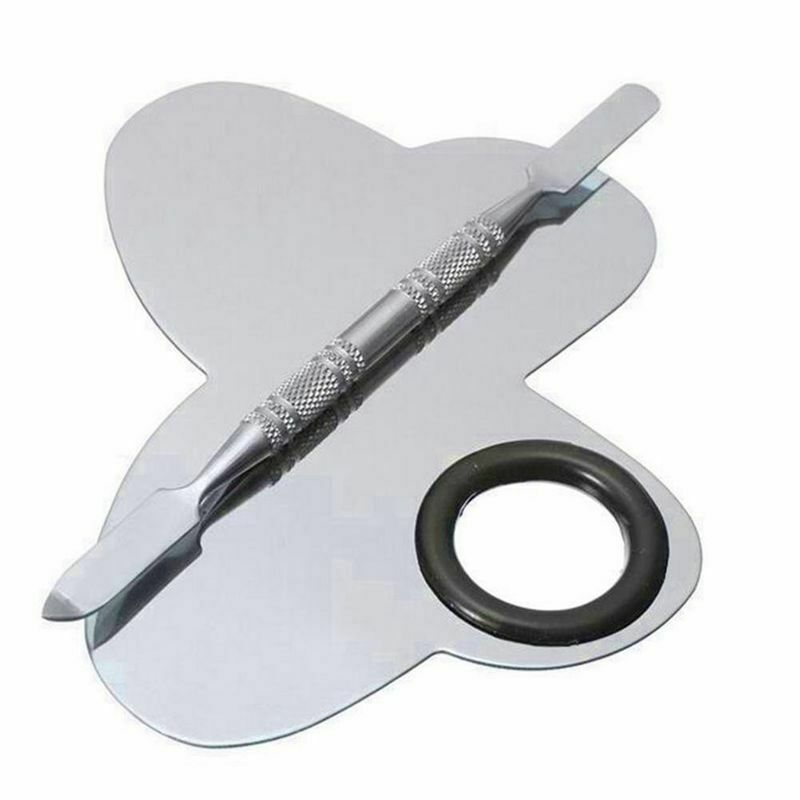 2Pc Butterfly Shape Nail Art, Make-up, Eye Shadow Dappen Dish For Paint Col C2T5