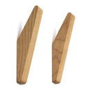 Natural Wood Coat Hook Clothes Hanger Wall Hanger Bathroom Storage Rack Tow T4E4