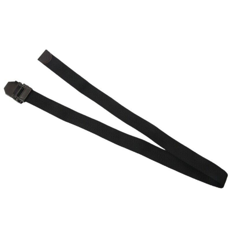 Men's Extra Long Army Zip Canvas Belt with Slider Buckle R4H3