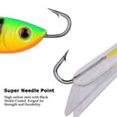 Metal Lures Winter Fresh Water Jigs Bait Spoon Ice Fishing Lures Hard K8Y1.