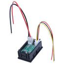 DC0-100V 10A LED DC Dual Display Digital Voltage Current Meter Head with Fi