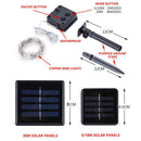 33ft Solar 100/200LED Rope Lights Fairy Light For Garden  Decor