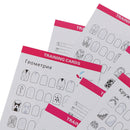 12Sheet Nail Art Training Practice Lines Drawing Painting Template LearningSEAU