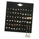 20pairs/30 Pairs Fashion Trend Ear Studs Dangle Jewelry 2Set