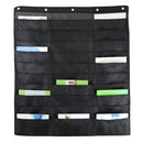 Heavy Duty Storage Pocket Chart with 30 Pockets,5 over Door Hangers Include