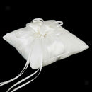 Lovely Ivory Bud Flower Ring Bearer Pillow Cushion Pocket Wedding Favours