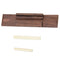 Ukulele Bridge 110mm Rosewood Set  ABS Saddle Nut For Uku Accs Luthier