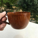 Retro Wooden Cup Primitive Handmade Natural Wood Coffee Tea Beer Wine Juice