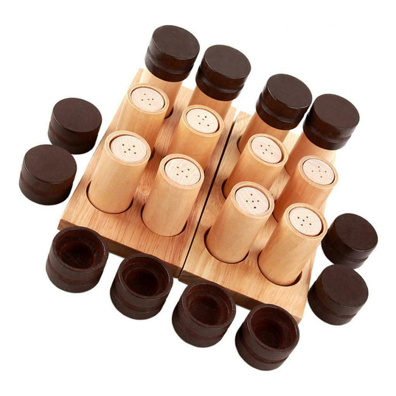 Wooden Montessori Sensorial Material - 12pcs Smelling Cylinders Box Set, Sensory