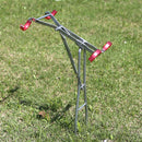40cm Sea River Lake Double Pole Holder Foldable Portable Metal Fishing Tools
