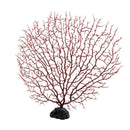 9" Height Red Plastic Coral Decoration for Aquarium Fish Tank