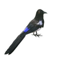 Artificial Decorative Bird Realistic Magpie for Home Garden Yard Decoration