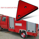 Triangular Red Reflector Screw Fit Rear Triangle for Trailers Caravans