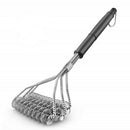 Clean Barbecue Brush - 100% Rust Stainless Steel Barbecue Cleaner Three Hea