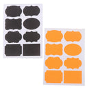 40pcs Colorful Chalkboard Board Spice Stickers Kitchen Jam Jar Organizers Label