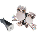 Perfumes Owl Car styling Air conditioner Solid perfume clip car air freshe-3C