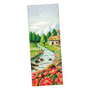 Stamped Cross Stitch Kits Printed Cloth 11CT for Home Decor 40x20cm Spring