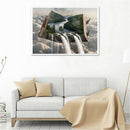 5D DIY Full Drill Diamond Painting Mountain River Cross Stitch Home Decor