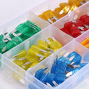 120pcs Car Fuses 5A 10A 15A 20A 25A 30A Amp with Box Clip Assortment Kit