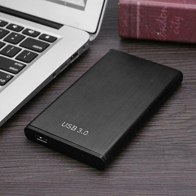 USB 3.0 Hard Disk Case External Enclosure Box for 2.5 inch HDD SSD (Black)