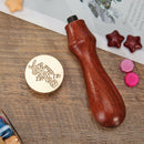 Retro Wax Seal Stamp Happy Birthday DIY Wedding Invitation Sealing Wax (07) A