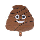 Cute Smile Poo Poop Aluminum Foil Air Balloon Party Supplies DecorationOZ