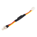 10pcs/kit 3 PIN PC Fan Speed Noise Reduce Extension Resistor Cable 12cm/4.7" A
