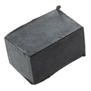 Table Chair Leg Black Rubber Rectangle 25mm x 38mm Protective Foot J8L6