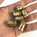 10Pcs/Set 7mm Bore Flexible Coupling Connector Hex Coupler for Car Wheels T