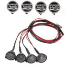 4 LED Light Kit White for 1/10  Redcat Rc4wd Axial Scx10 D90 D110 Car