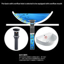 Round Style Lavatory Faucet Vessel Assembly Up Stainless Steel Bathroom Sin J6A6
